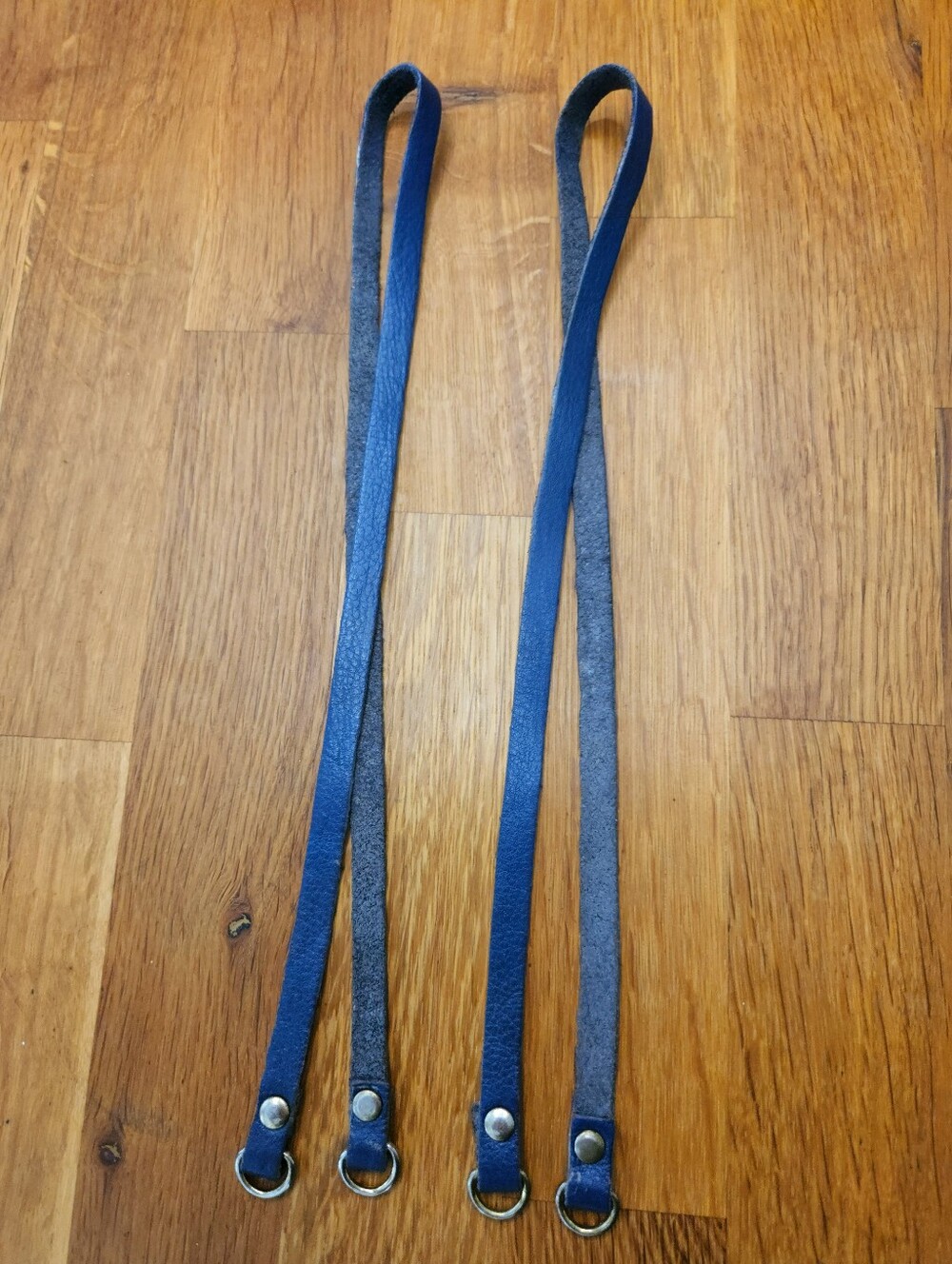 Rebecca Minkoff ✨ Genuine Leather Tassels / Zipper Pulls in Navy Blue